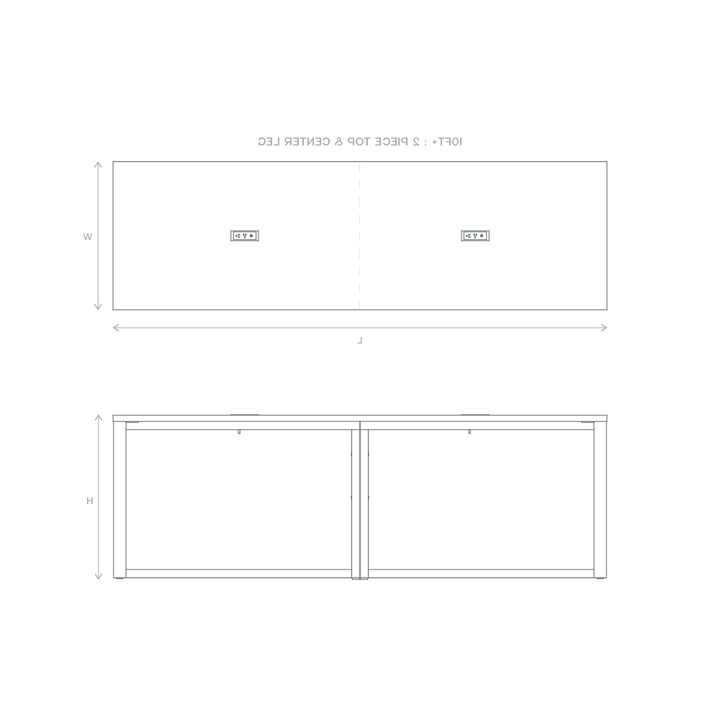 stable standing table dimensions