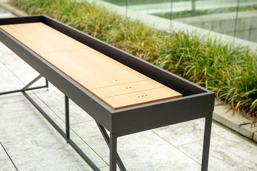 modern outdoor game table
