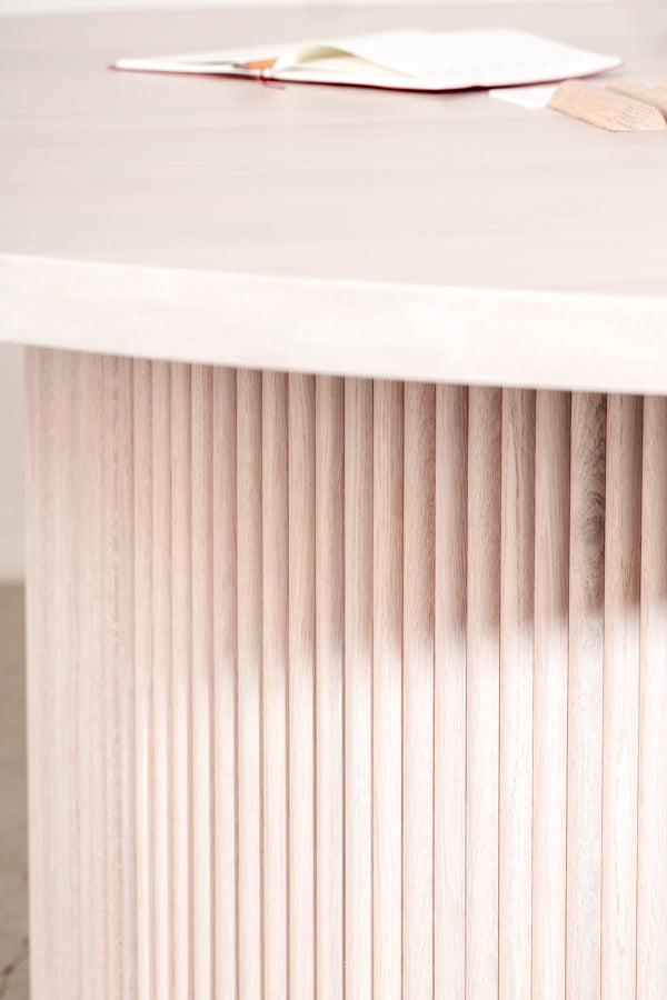 conference table custom - fluting detail